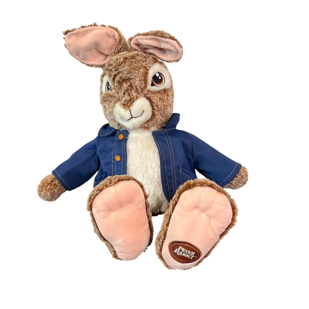 Dan Dee‎ Peter Rabbit Plush Kids 20in Brown Excellent Movie Collector's Choice